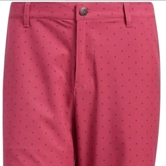 adidas Other - NEW Mens ADIDAS Ultimate365 Pine Print Shorts GM6583 Wild Pink Size 10”